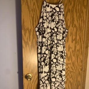 Melo by Trendsi. High low . adjustable straps. Black and white sundress